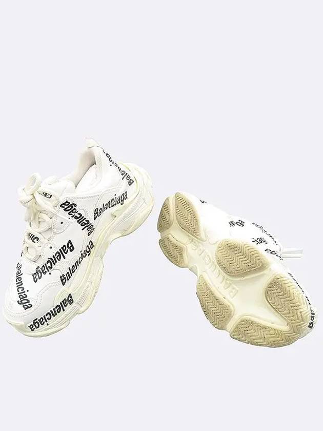 Luxury Balenciaga 524039 White Triple S Women Sneakers 36 230MM