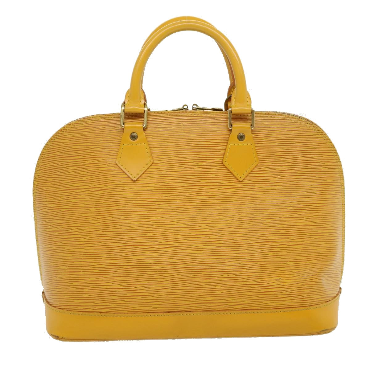 LOUIS VUITTON Epi Alma Hand Bag Yellow M52149 LV 30138