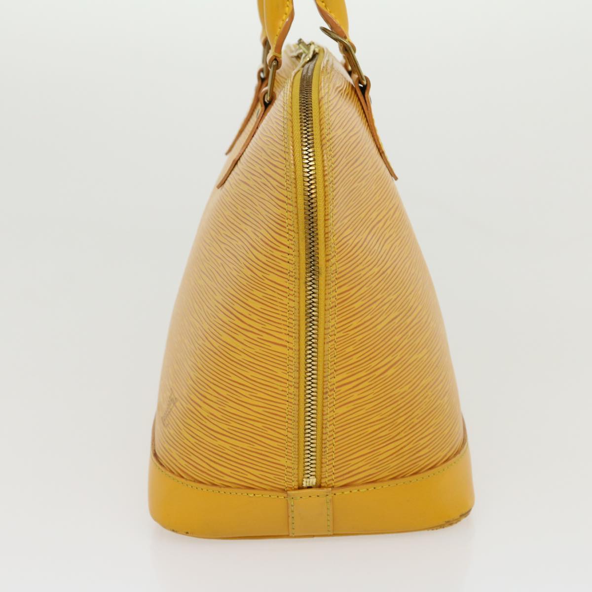 LOUIS VUITTON Epi Alma Hand Bag Yellow M52149 LV 30138