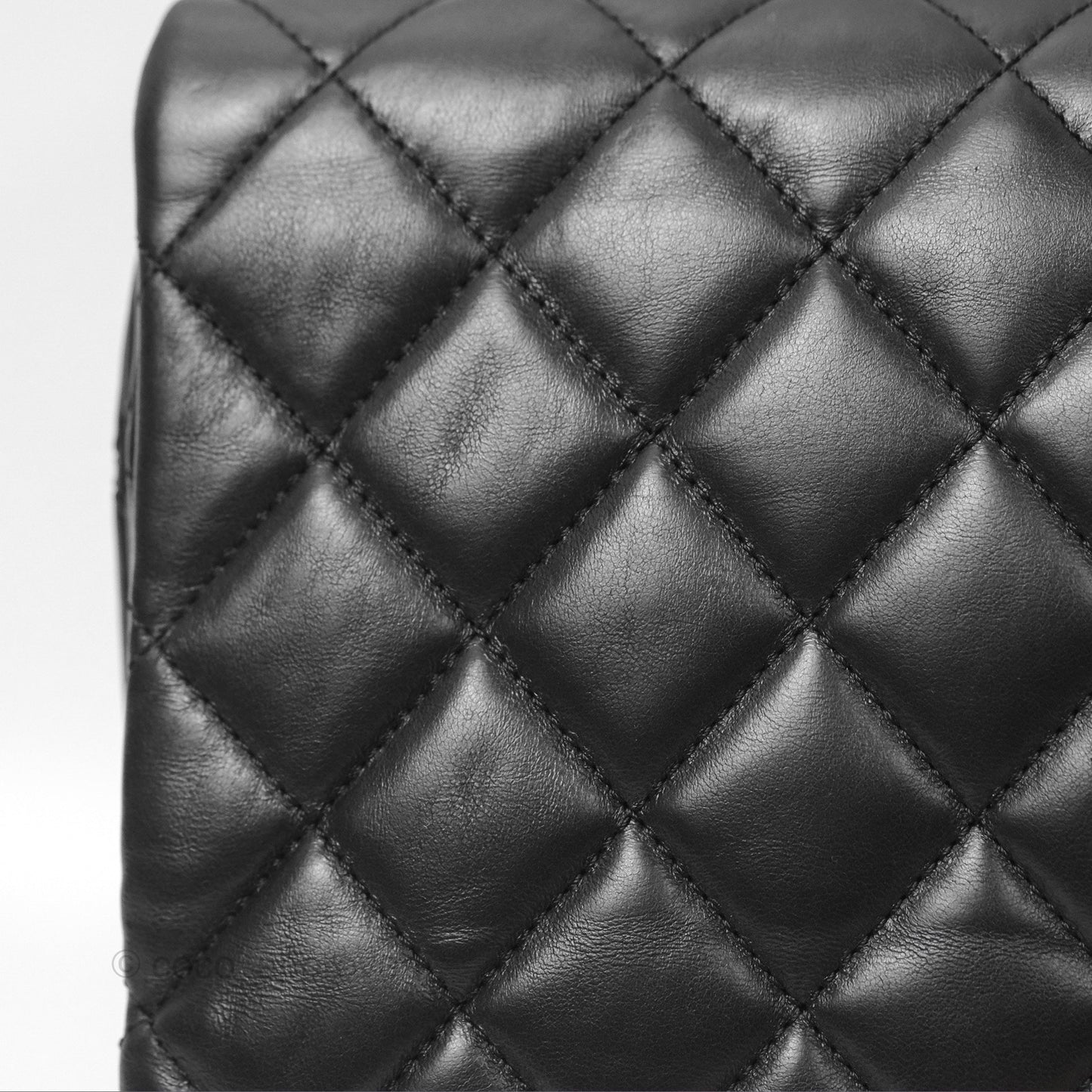 Chanel Flap Bag with Adjustable Strap Black Lambskin Aged Gold Hardware 22K