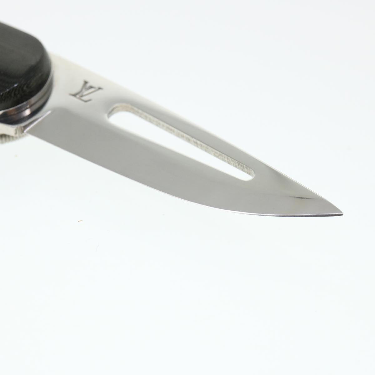 LOUIS VUITTON LV CUP Black Linen Micarta Surcouf Sea Knife M80023 LV 30150A