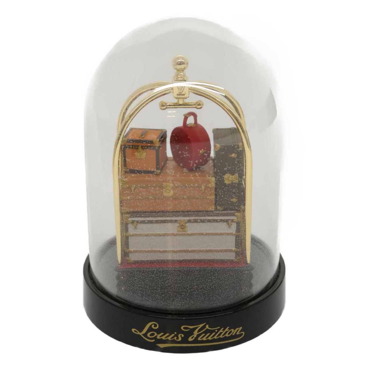 LOUIS VUITTON Snow Globe Hotel Trolley Clear M99407 LV 30155A