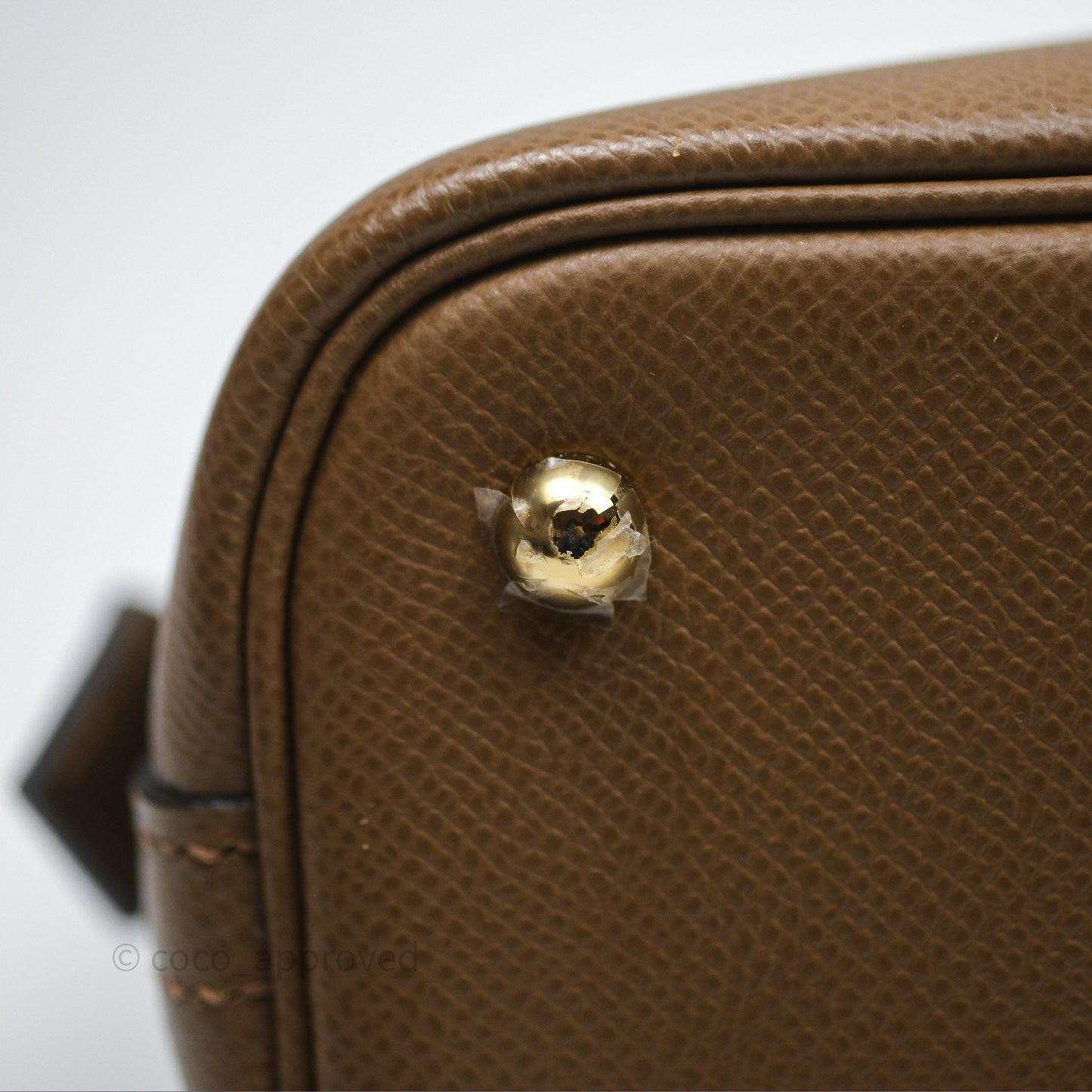 Hermès Bolide 25 Alezan 3G Epsom Gold Hardware