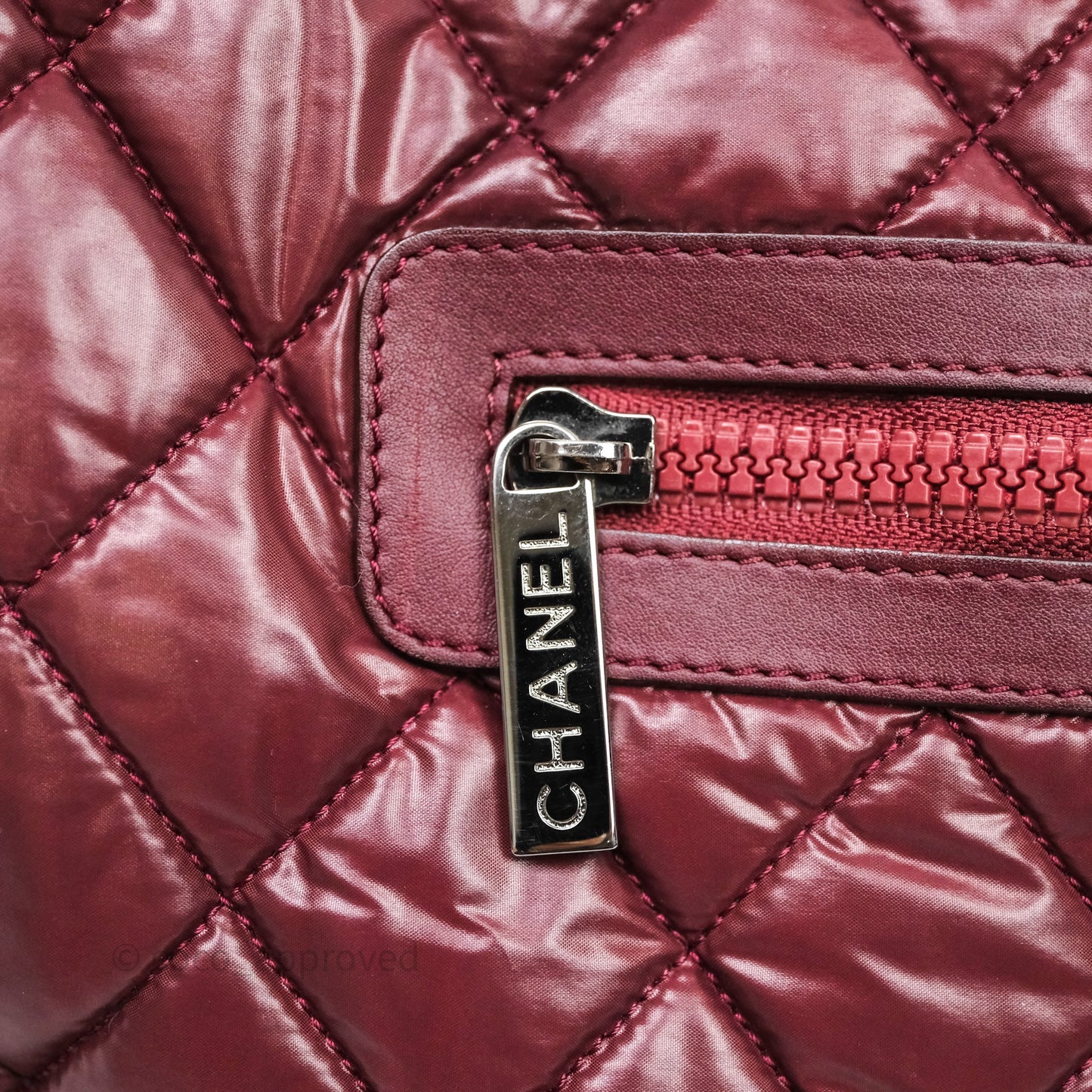 Chanel Nylon Quilted Medium Coco Cocoon Reversible Tote Black