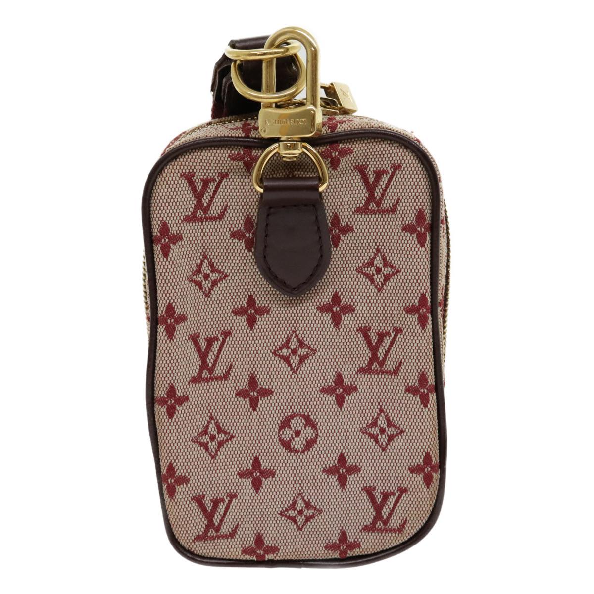 LOUIS VUITTON Monogram Mini Usu Digital Pouch Red M60001 LV 30251