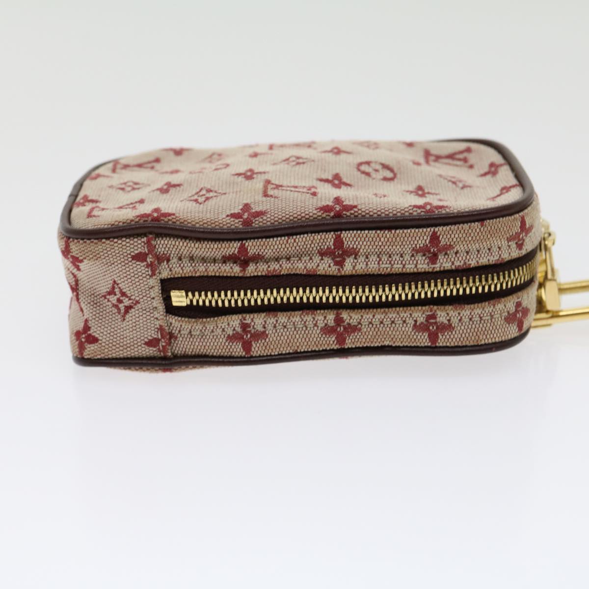 LOUIS VUITTON Monogram Mini Usu Digital Pouch Red M60001 LV 30251