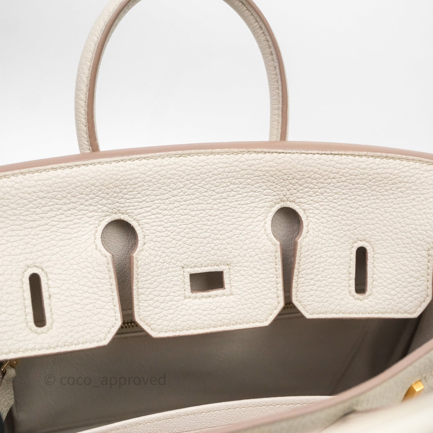 Hermes Birkin 25 Beton Togo Gold Hardware