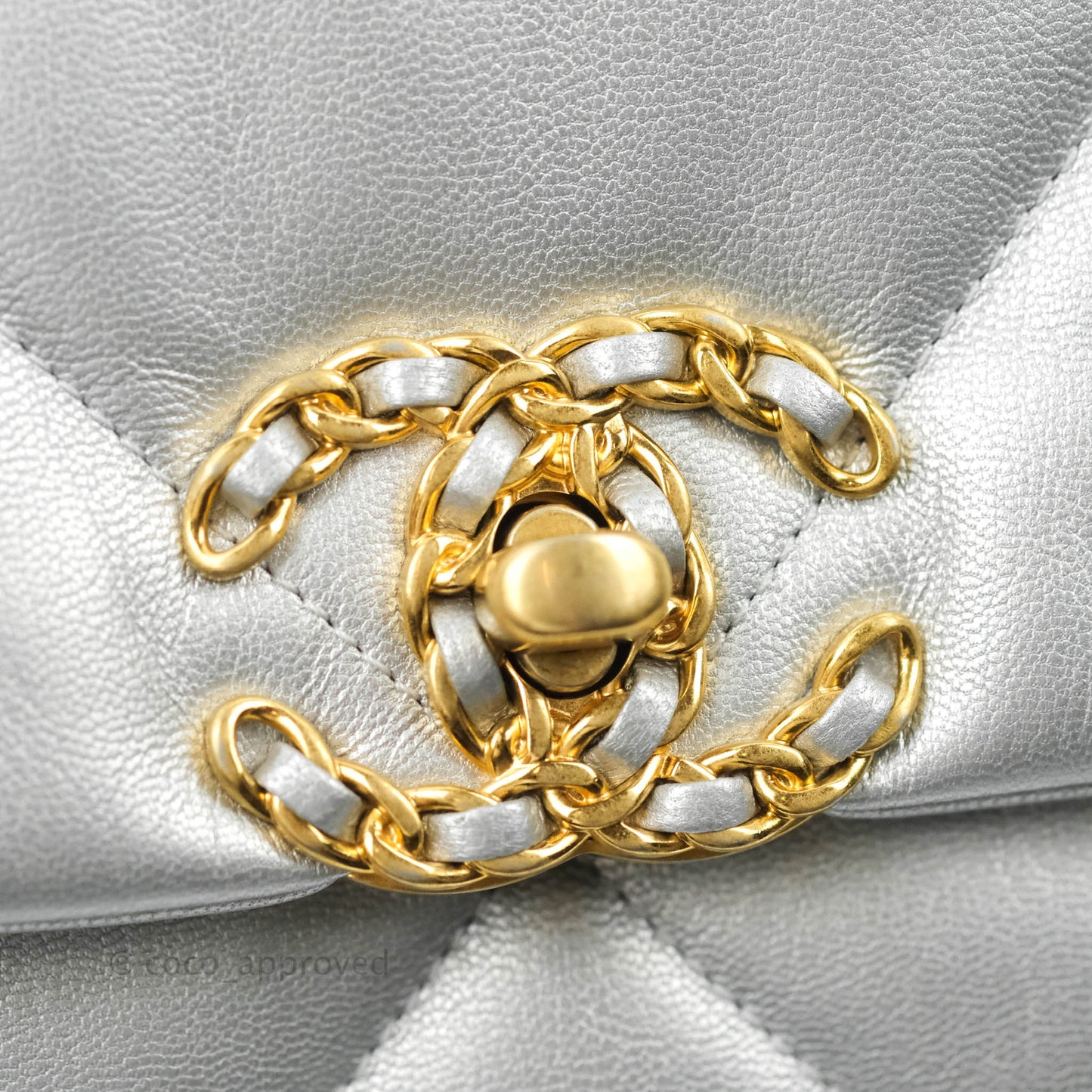 Chanel 19 Small Silver Mixed Hardware 20B