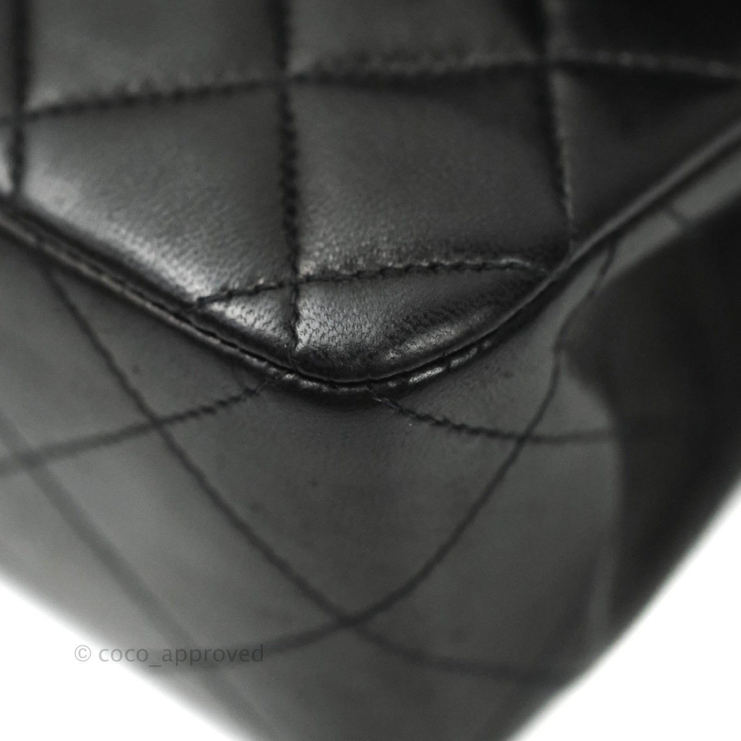Chanel Classic Vintage Small S/M Flap Black Lambskin 24K Gold Hardware