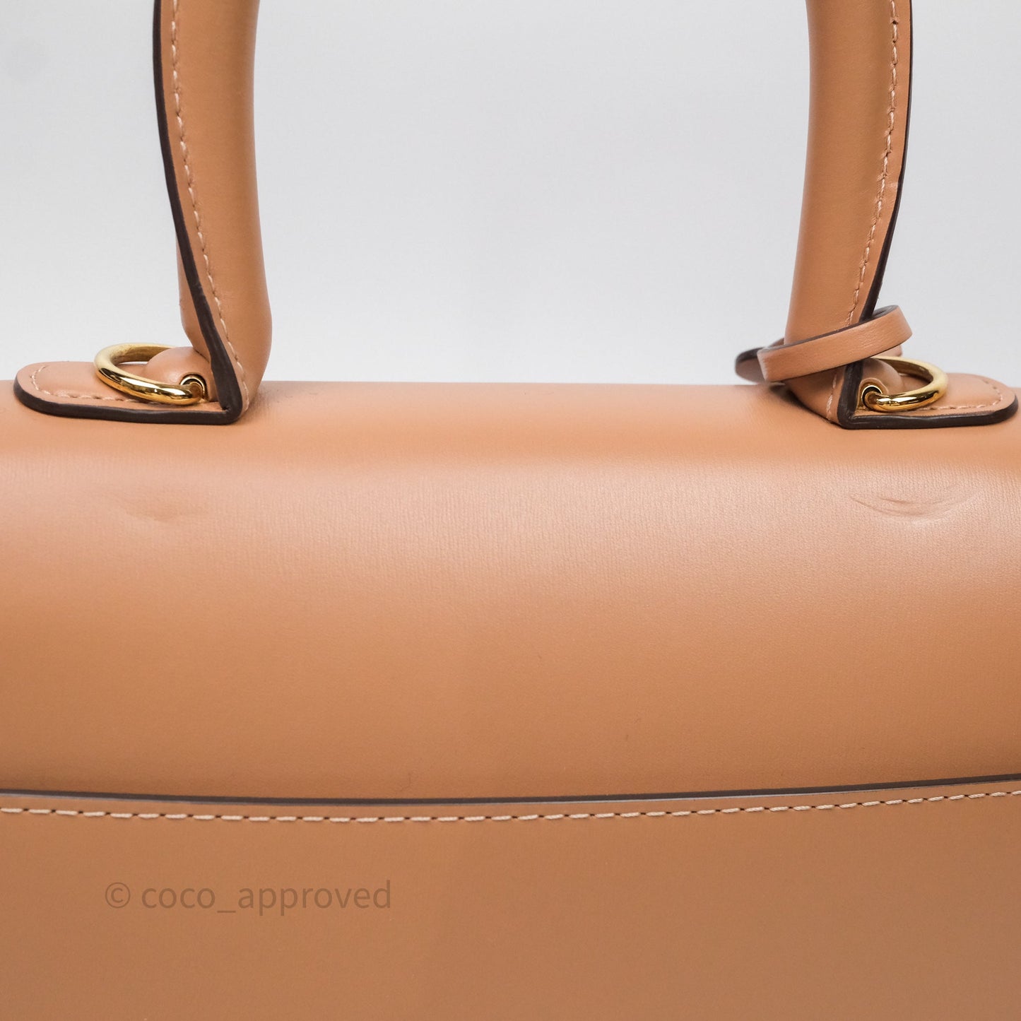 Delvaux Brillant PM Tender Beige Box Calf
