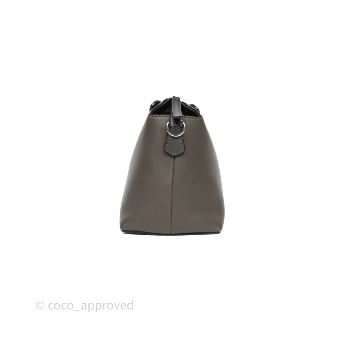 Fendi By The Way Medium Leather Satchel Dark Grey Bag