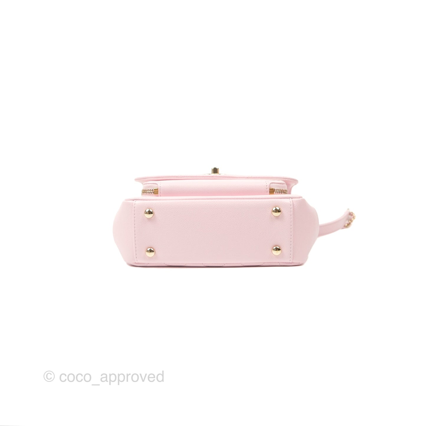 Chanel Quilted Small Business Affinity Flap Light Pink Caviar Gold Hardware