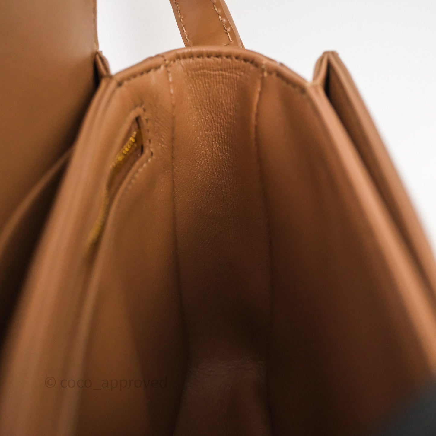 Celine Teen Triomphe Bag Shiny Calfskin Brown