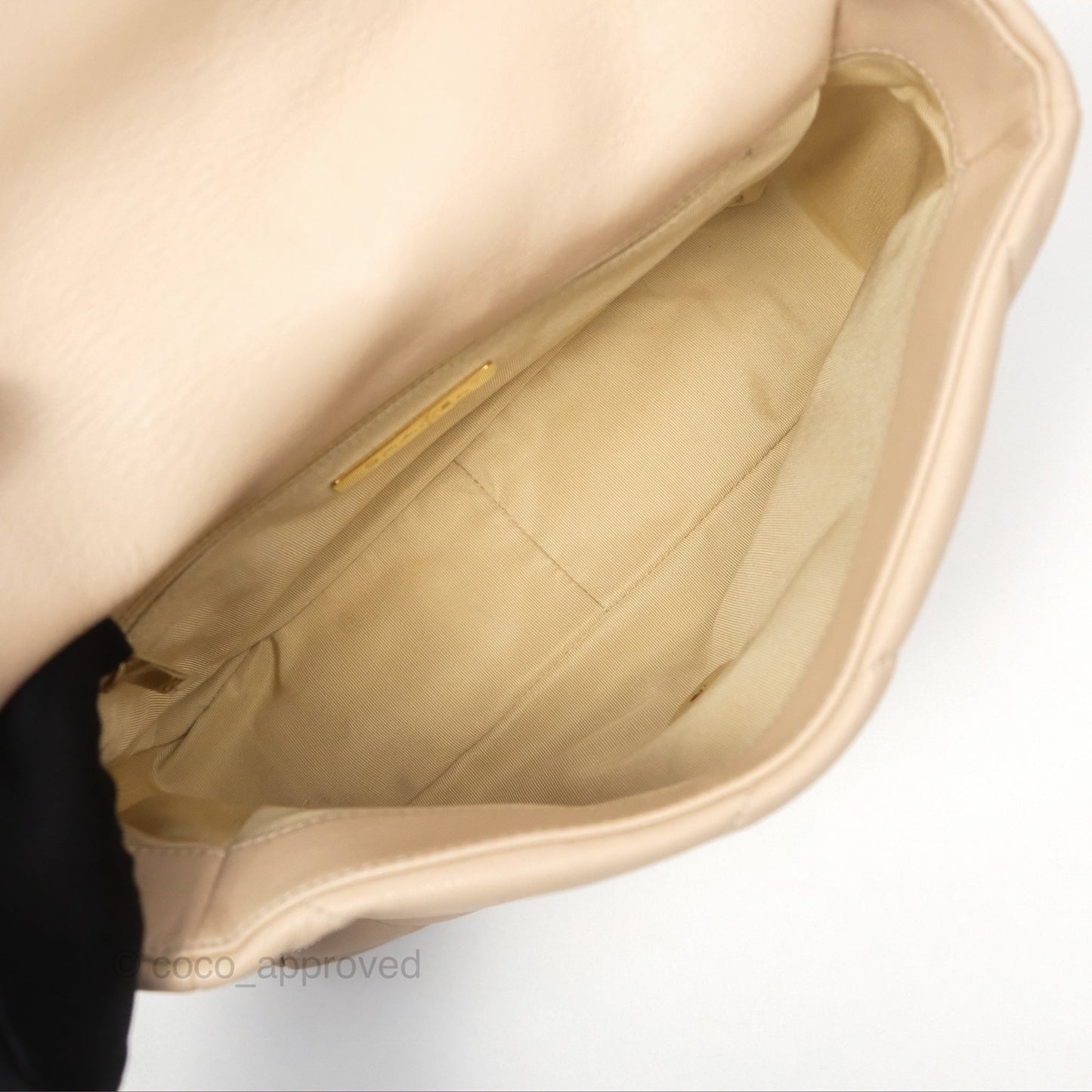 Chanel 19 Small Beige Mixed Hardware