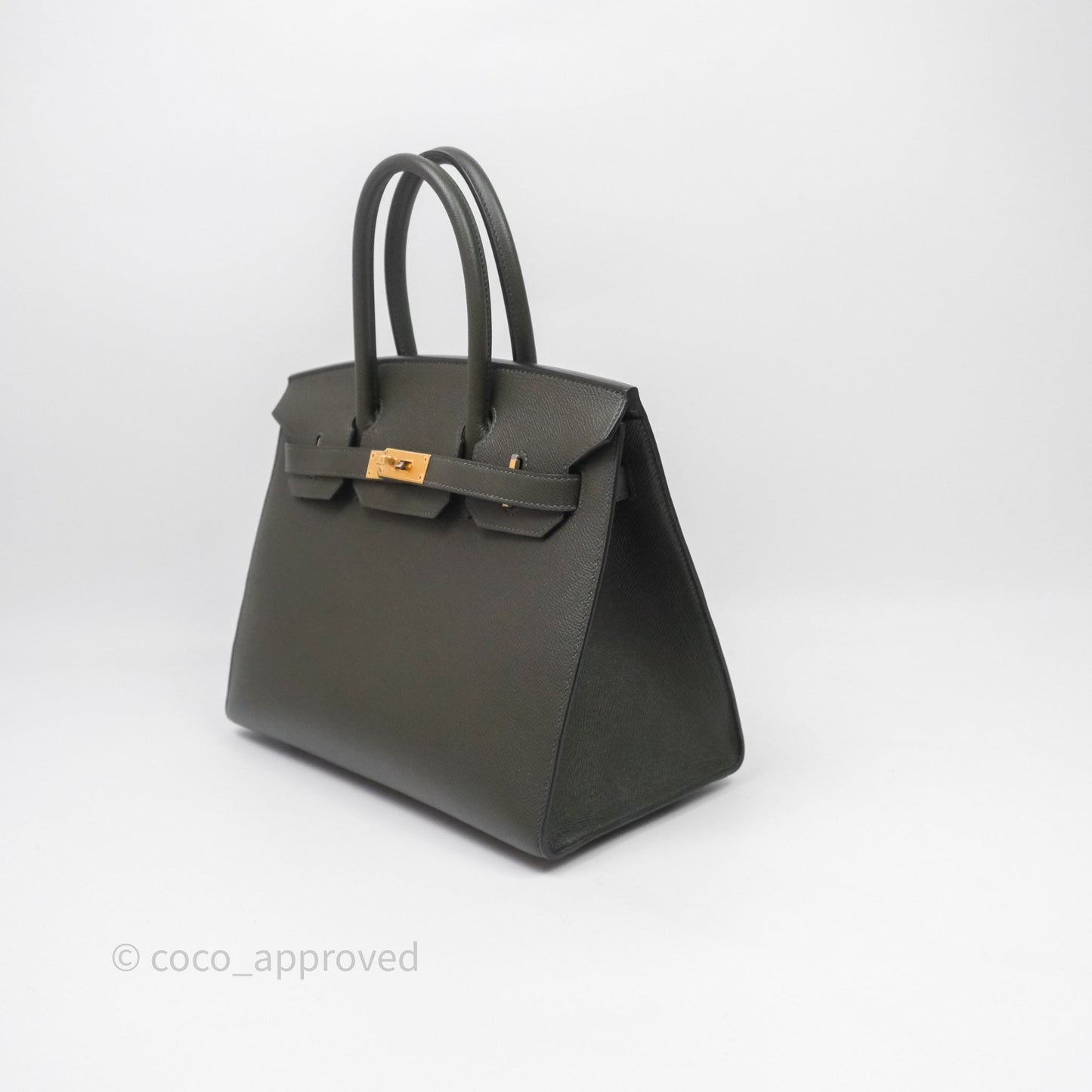 Hermès Birkin 30 Vert de Gris C6 Epsom Gold Hardware
