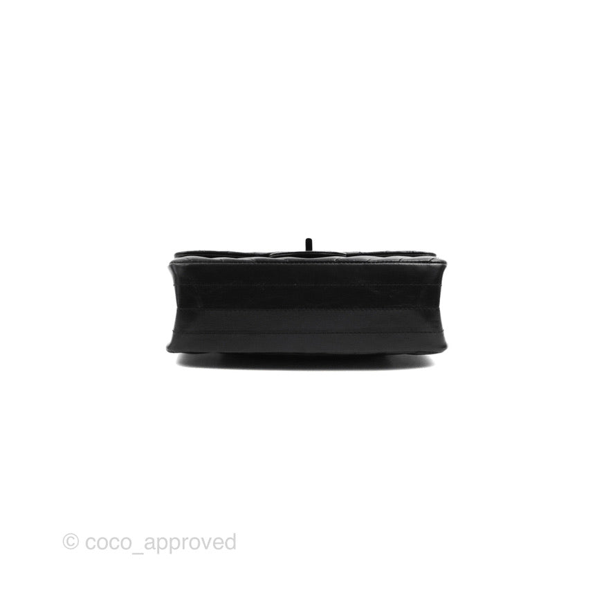 Chanel Mini Reissue 224 So Black Chevron Calfskin