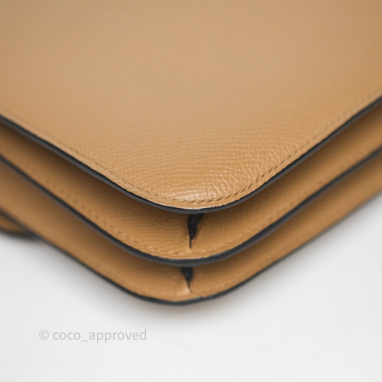 Hermès Constance Mini 18cm Chai 0M Epsom Palladium Hardware