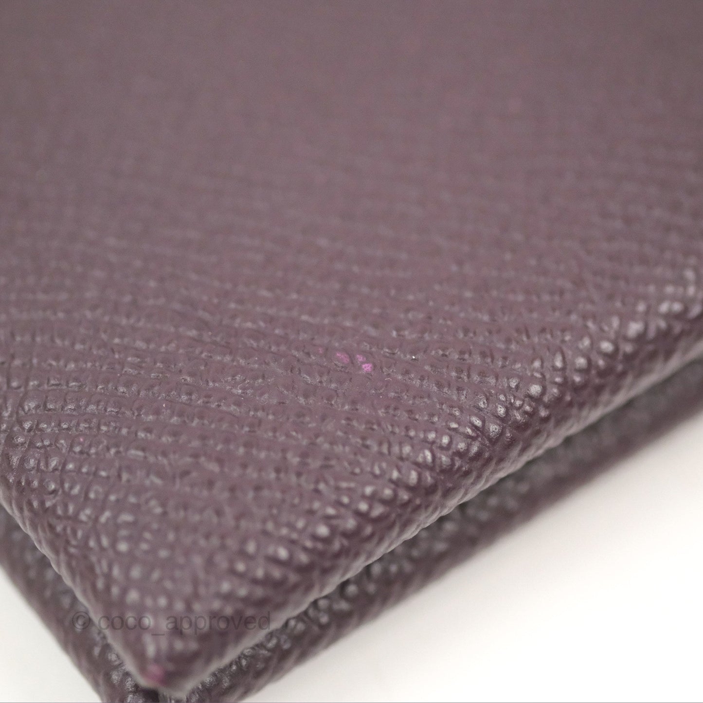Hermès Calvi Card Holder Rouge Sellier Epsom
