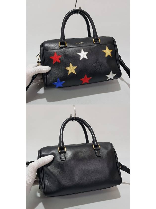Luxury Saint Laurent star duffel bag mini