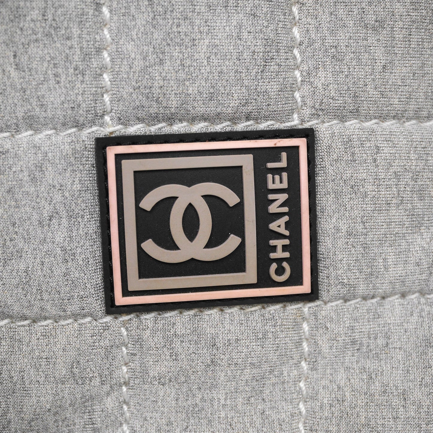 Chanel CC Logo Sport Waist Bag Grey