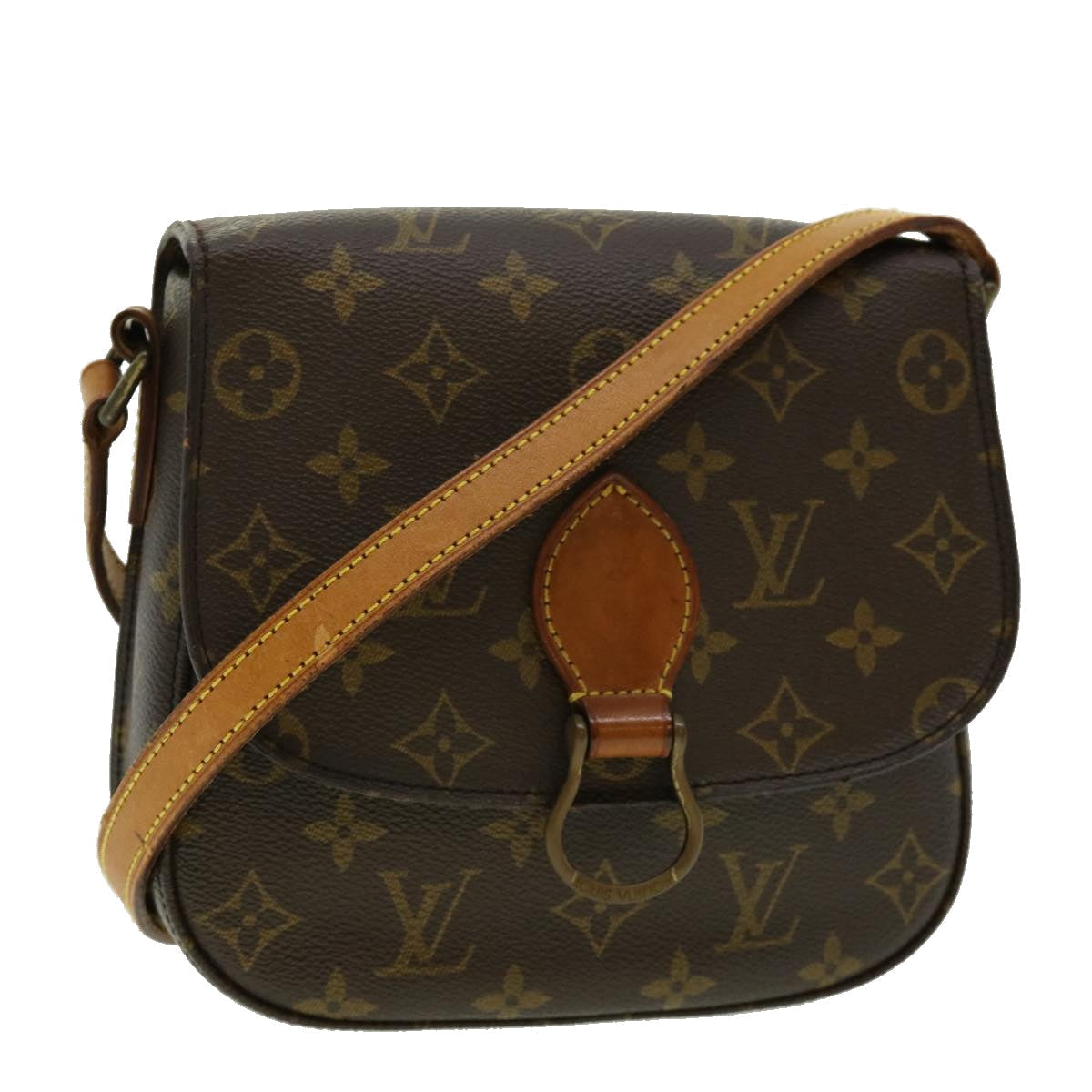 LOUIS VUITTON Monogram Saint Cloud MM Shoulder Bag M51243 LV 30481