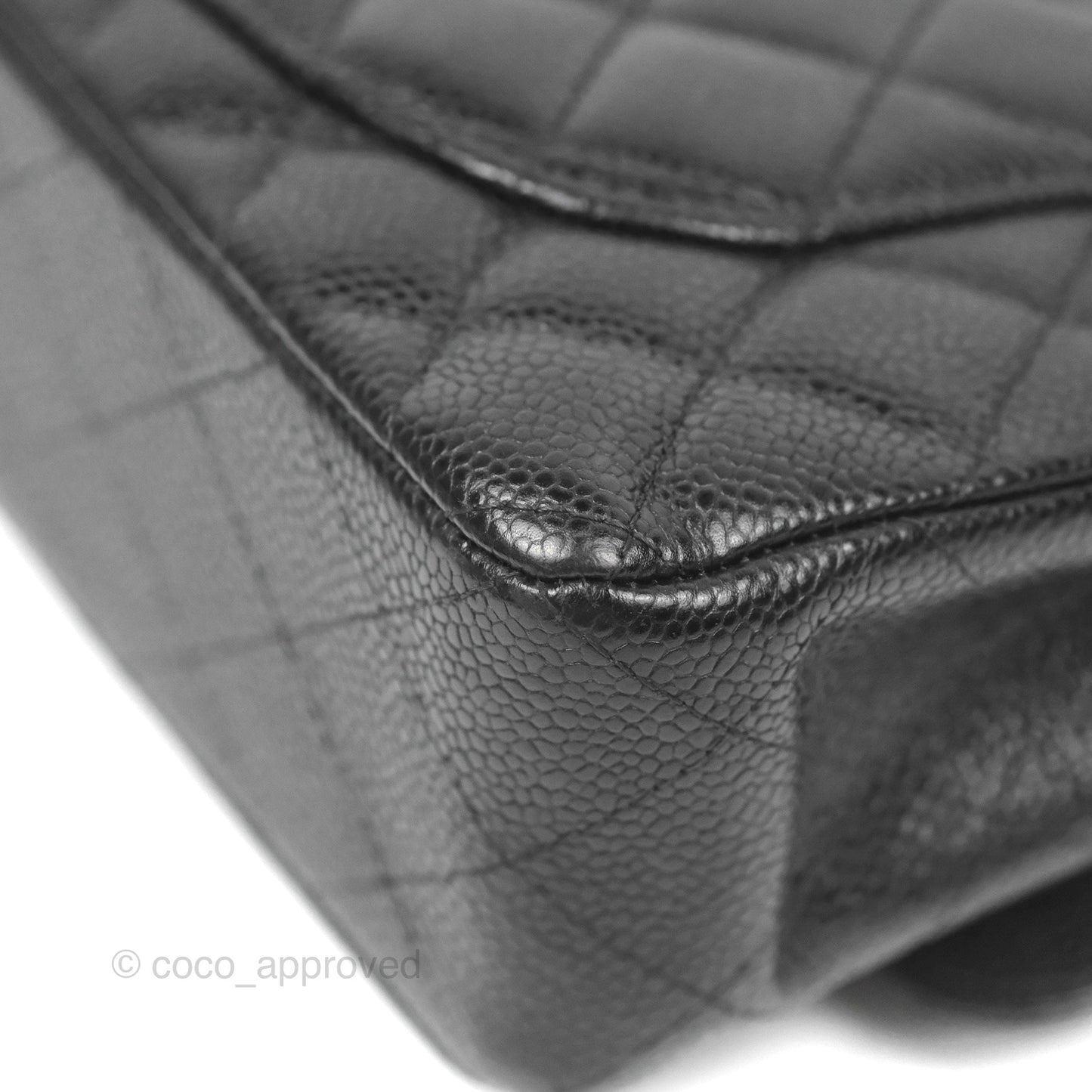 Chanel Small Classic Flap Quilted Black Caviar Gold Hardware