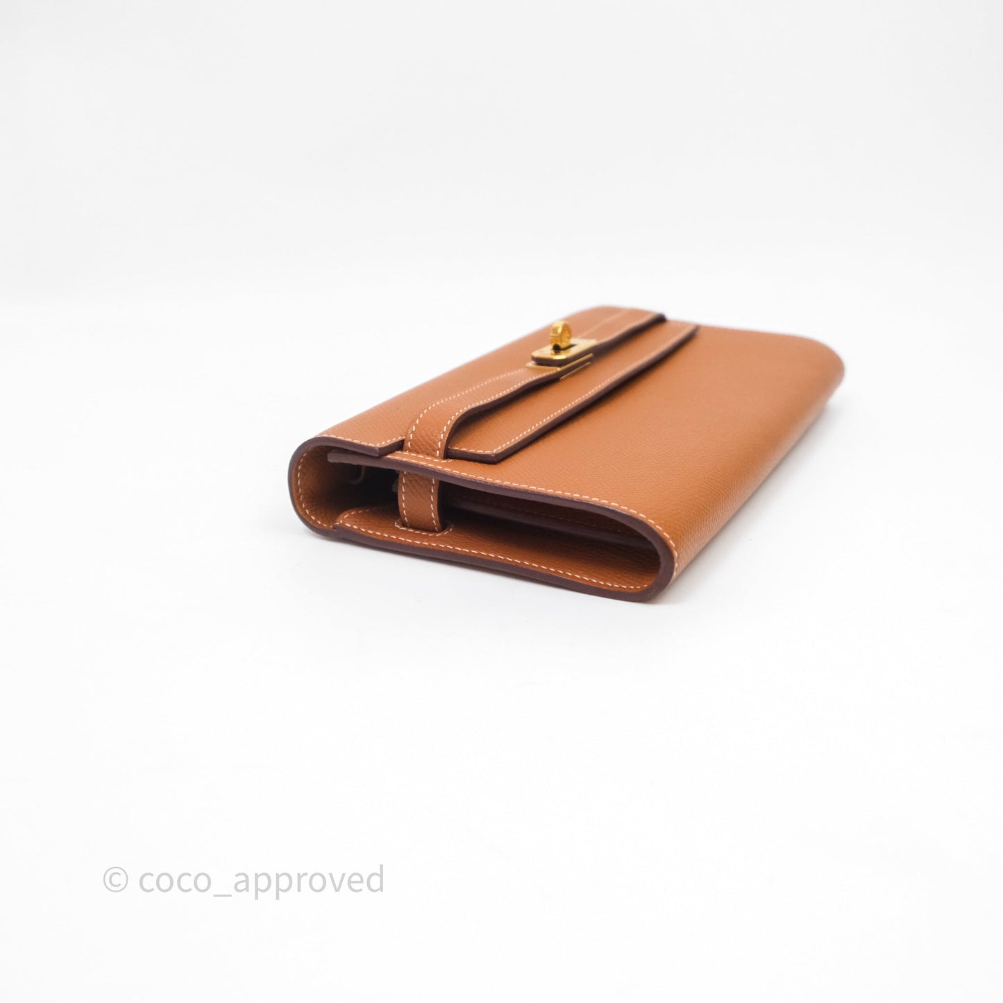 Hermès Kelly To Go Wallet Gold 37 Epsom Gold Hardware