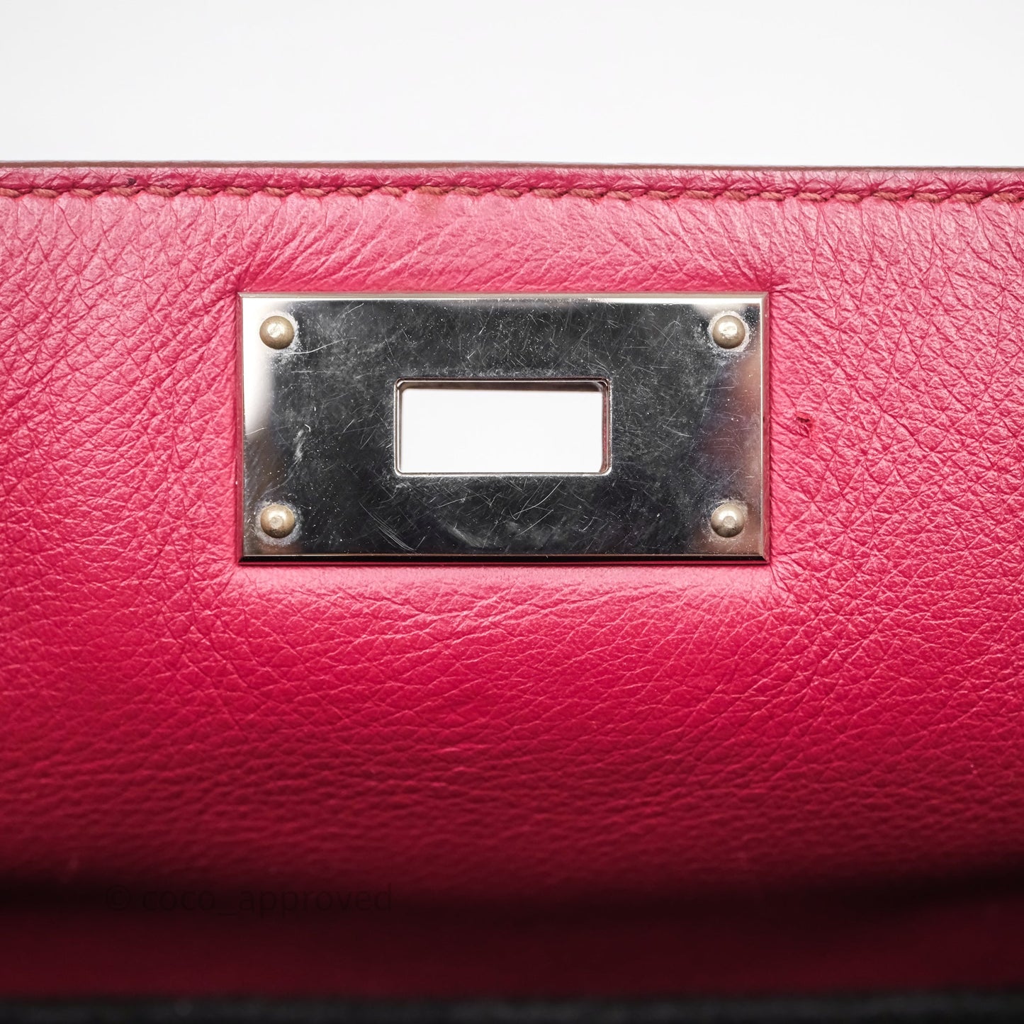 Hermès ToolBox 20 Rubis B5 Swift Palladium Hardware