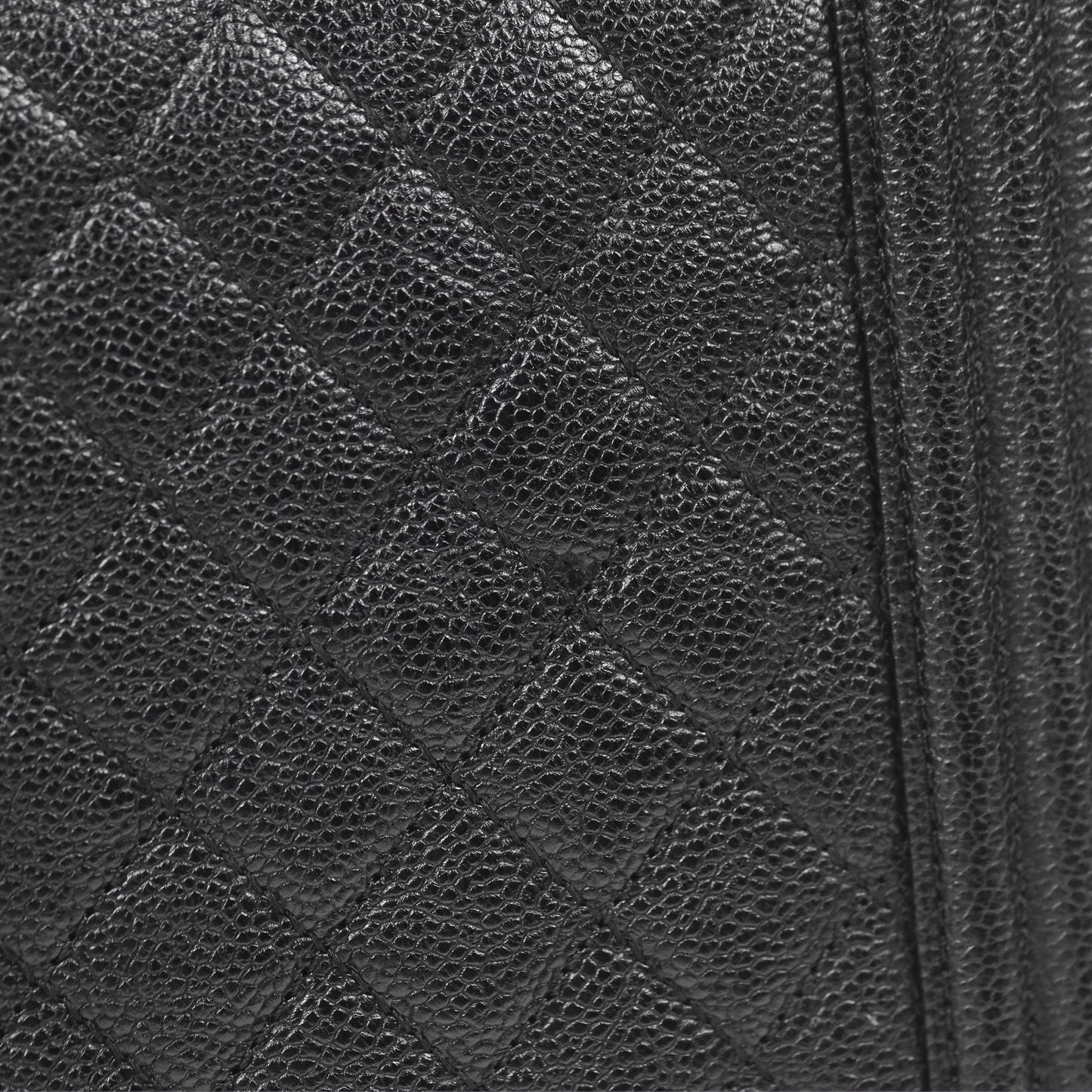 Chanel Quilted New Medium Boy Black Caviar Ruthenium Hardware