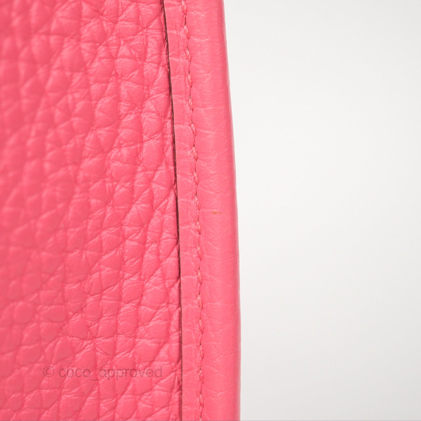 Hermès Mini Evelyne 16 Rose Azalee Clemence Palladium Hardware