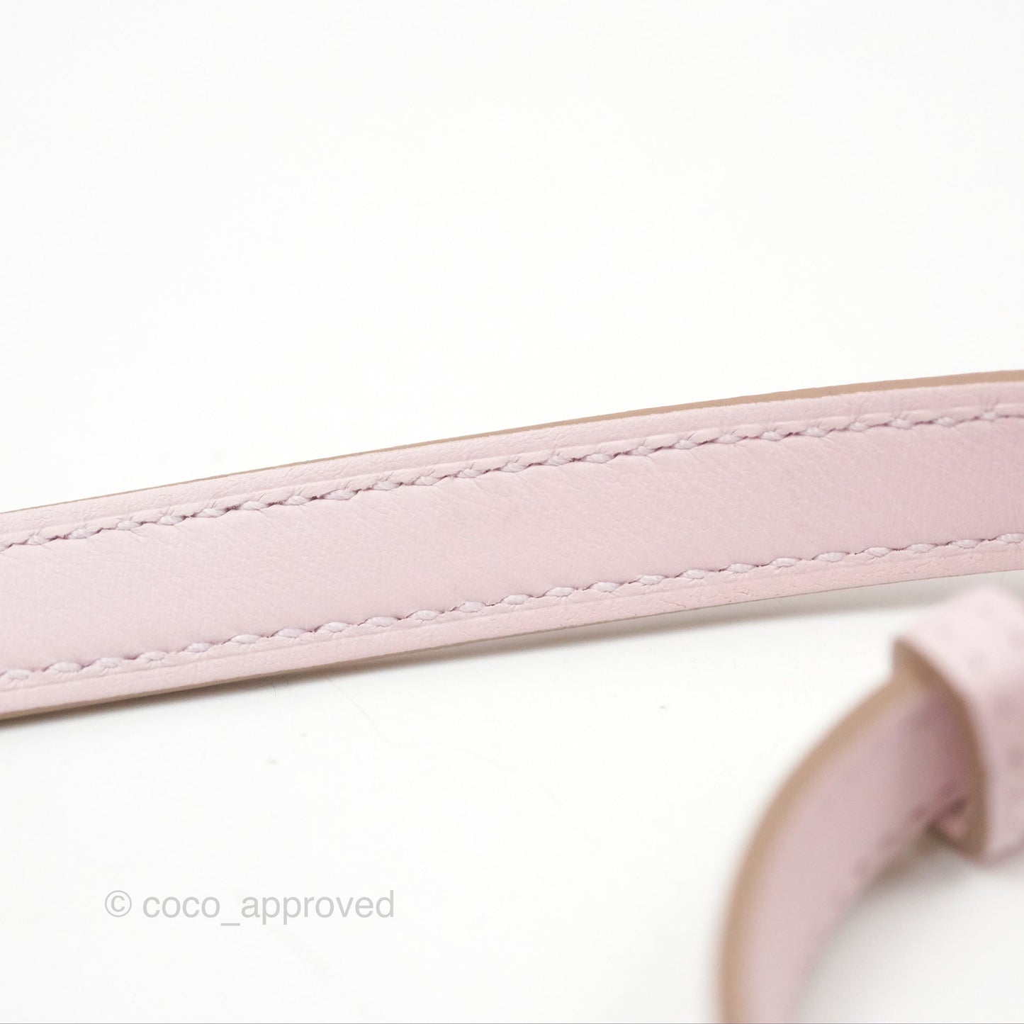 Hermès 24/24 21 Mini Mauve Pale Evercolor/Swift Palladium Hardware