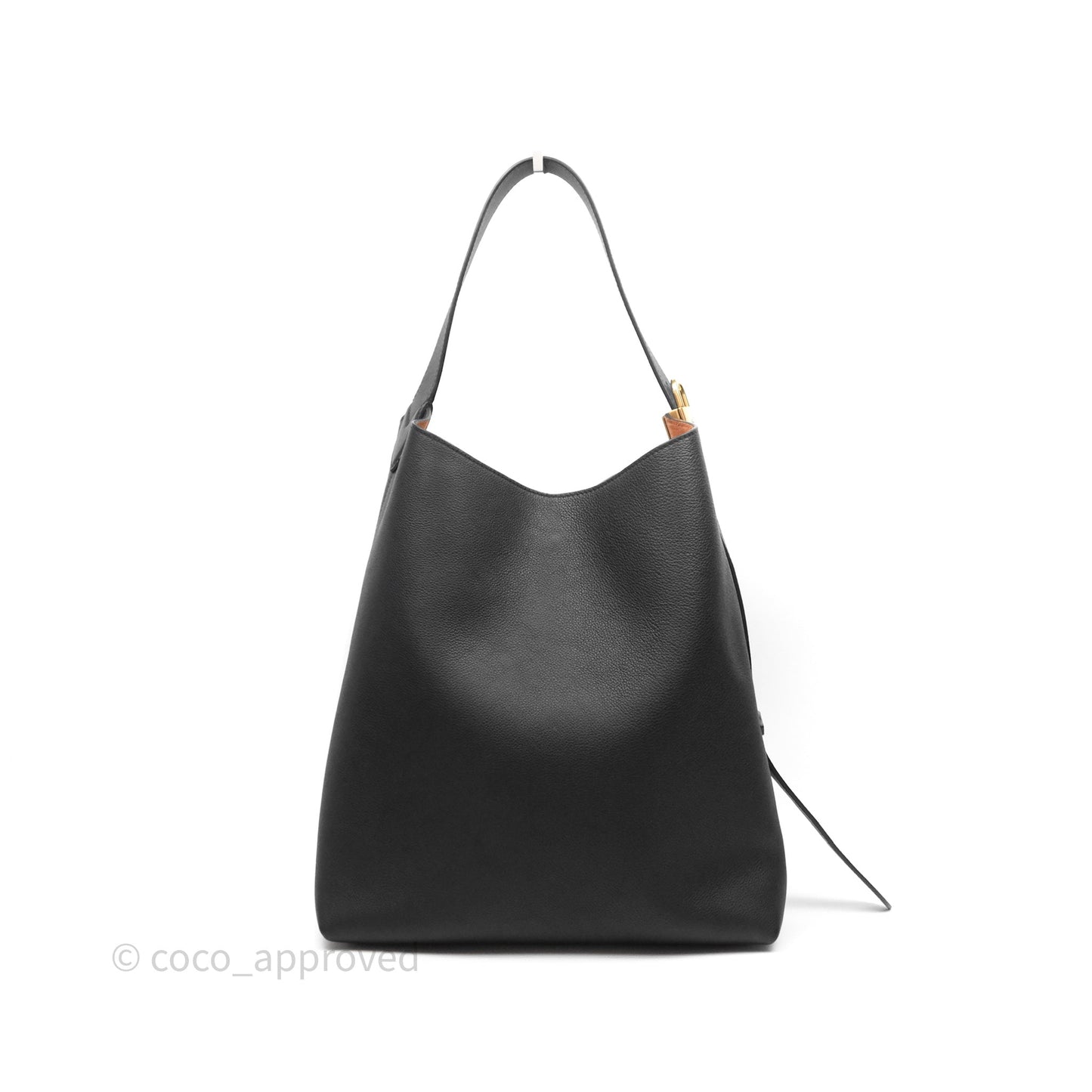 Louis Vuitton Low Key Hobo MM Black Grained Calfskin