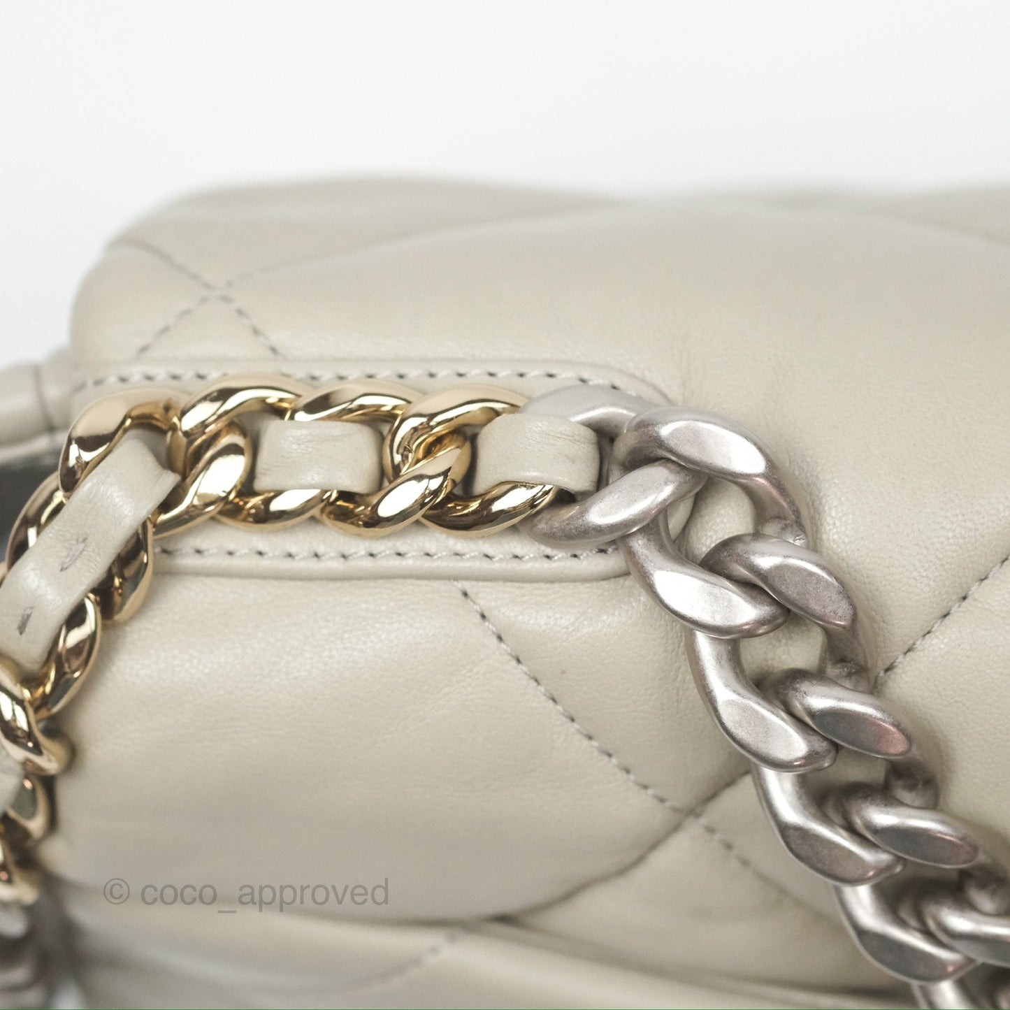 Chanel 19 Small Sage Green Mixed Hardware