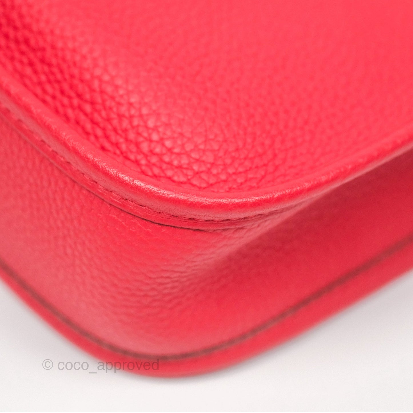 Hermès Mini Evelyne 16 Amazone Rouge de Coeur TM Palladium Hardware