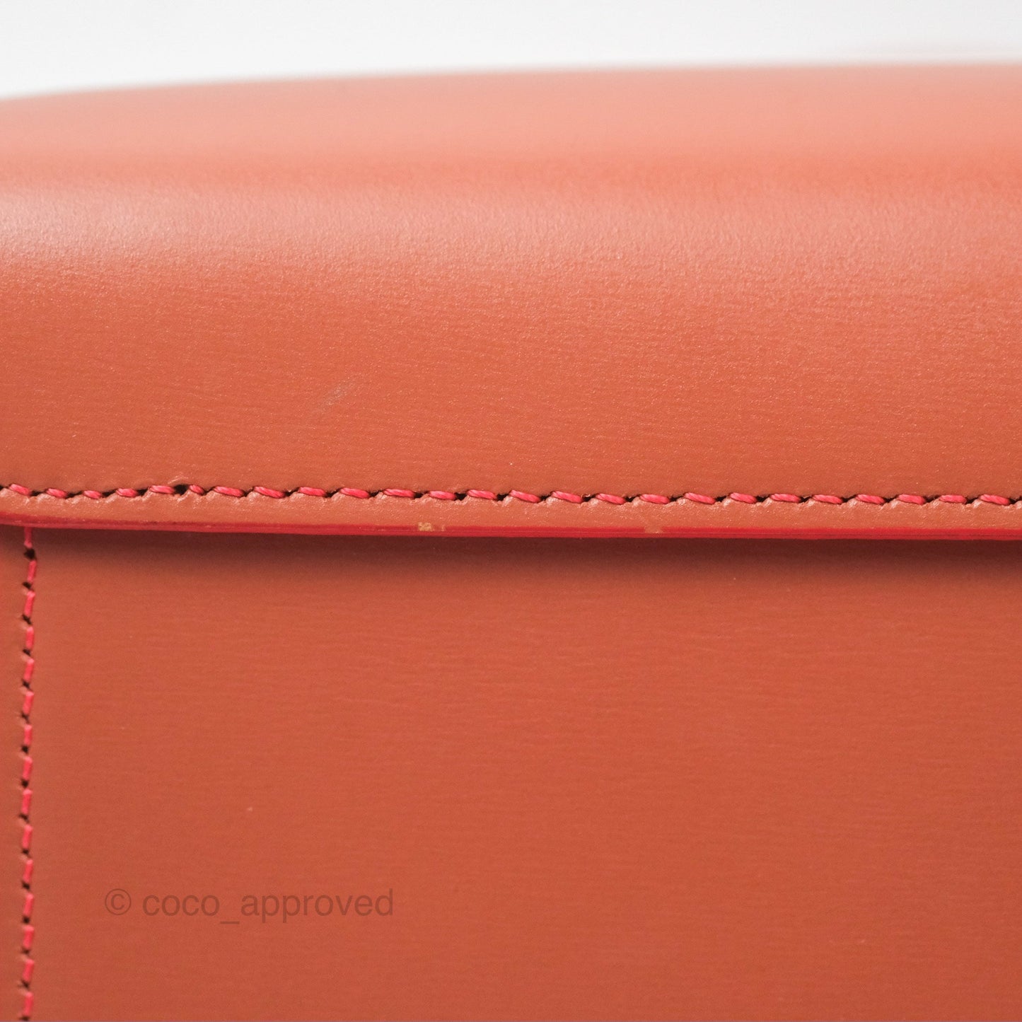 Celine Micro Belt Bag Terracotta Smooth Leather Gold Hardware