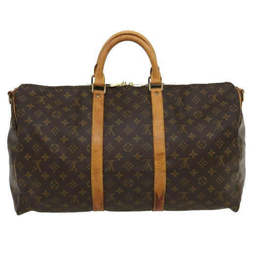 LOUIS VUITTON Monogram Keepall Bandouliere 50 Boston Bag M41416 LV 30630