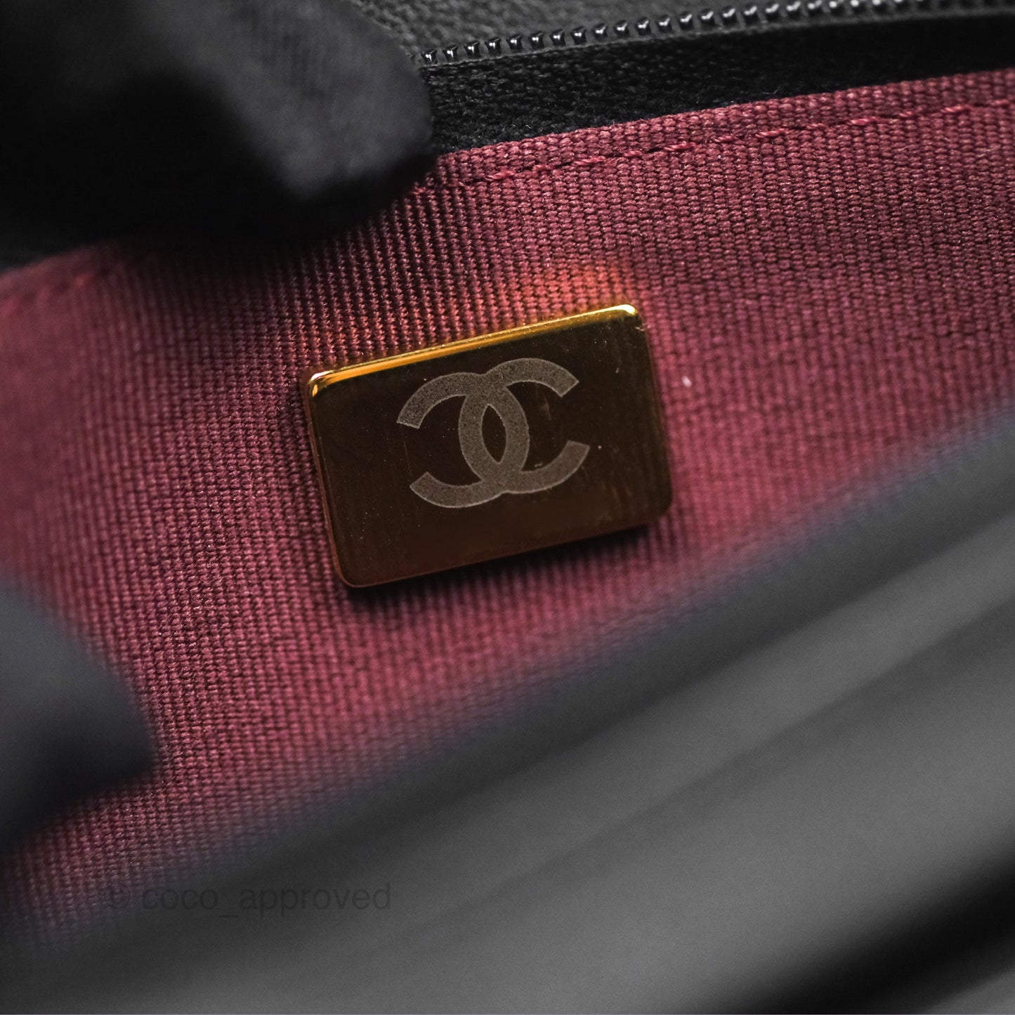 Chanel Quilted Classic WOC Black Lambskin Gold Hardware