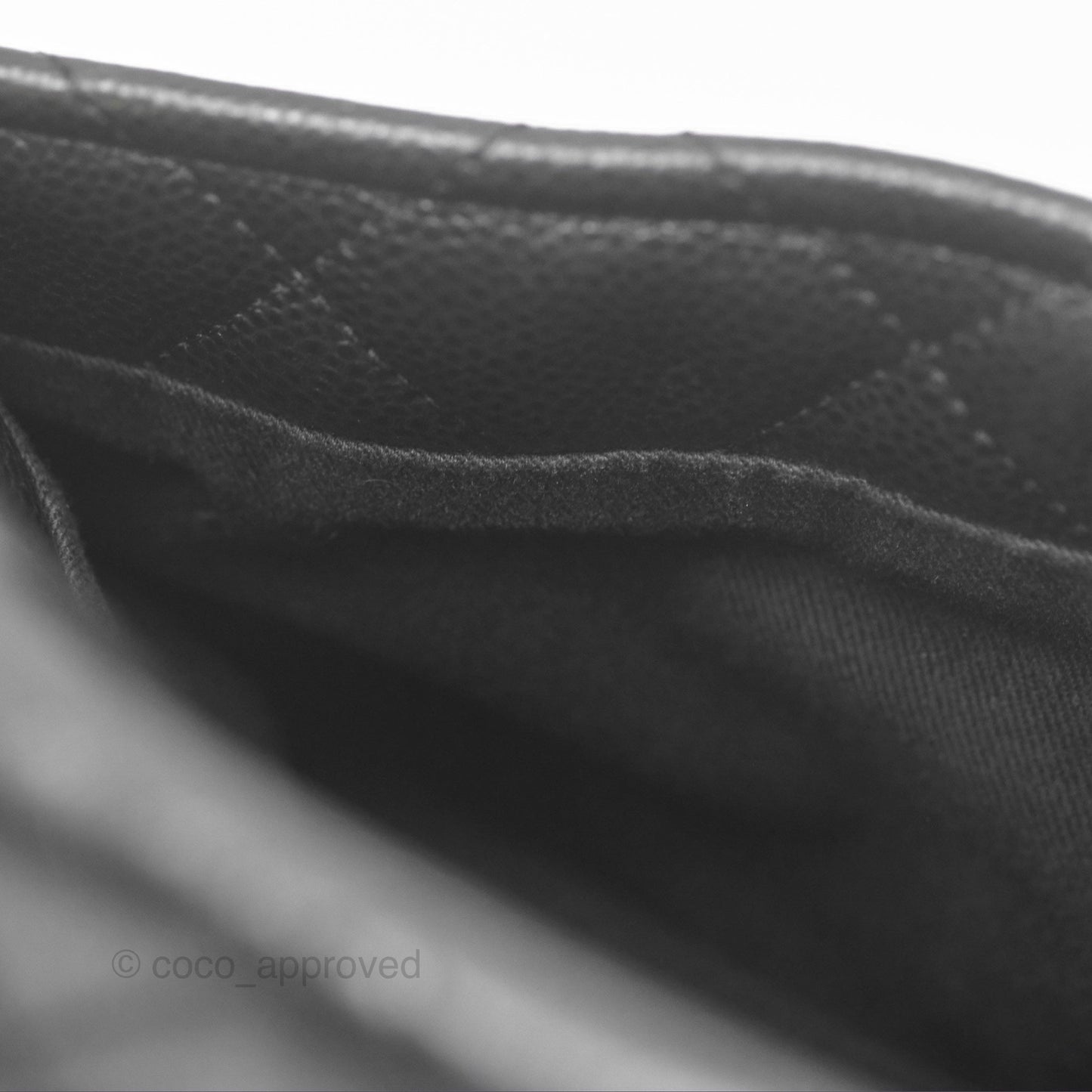 Chanel Quilted Caviar Leather Timeless CC Soft Shopping Tote Bag Black