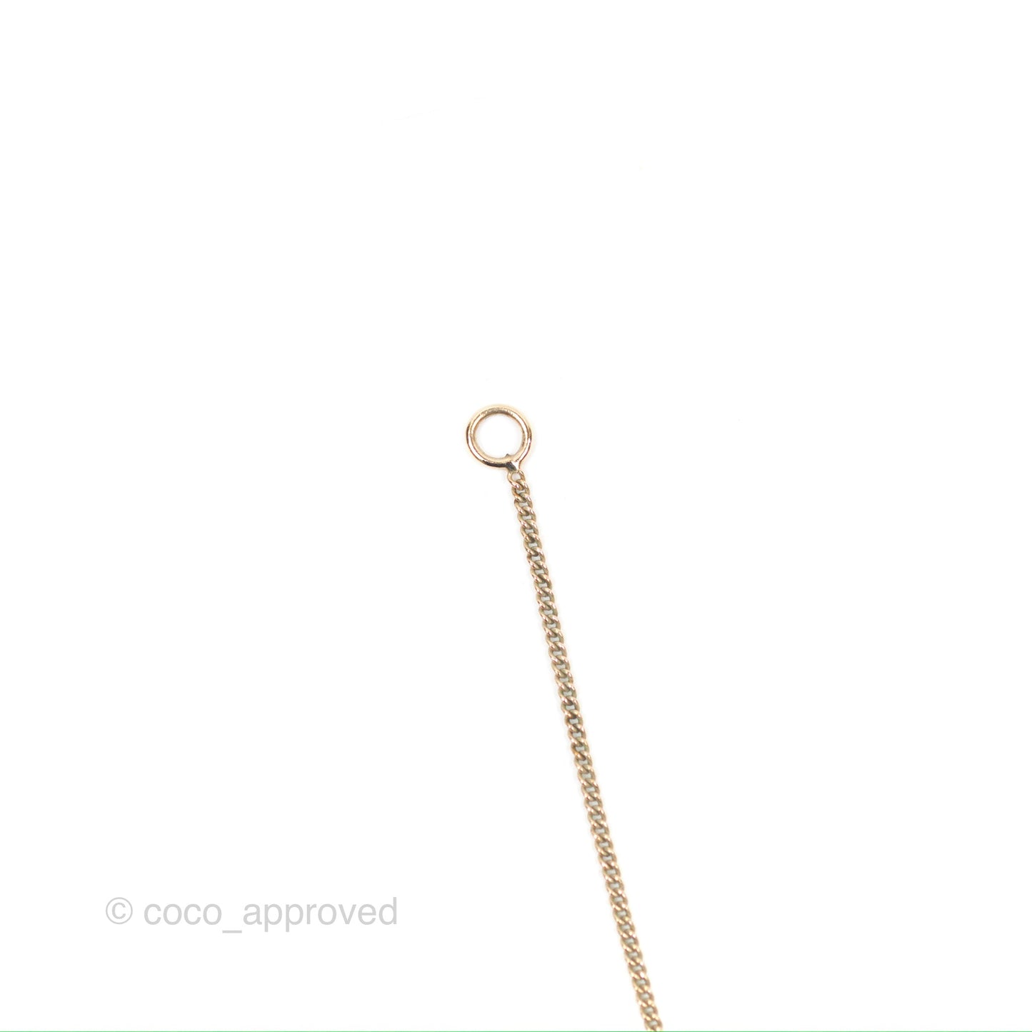 Chanel CC Yellow Camellia Necklace Gold Tone 13C