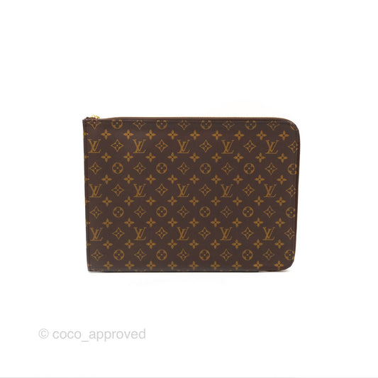 Louis Vuitton Poche Document Clutch Monogram