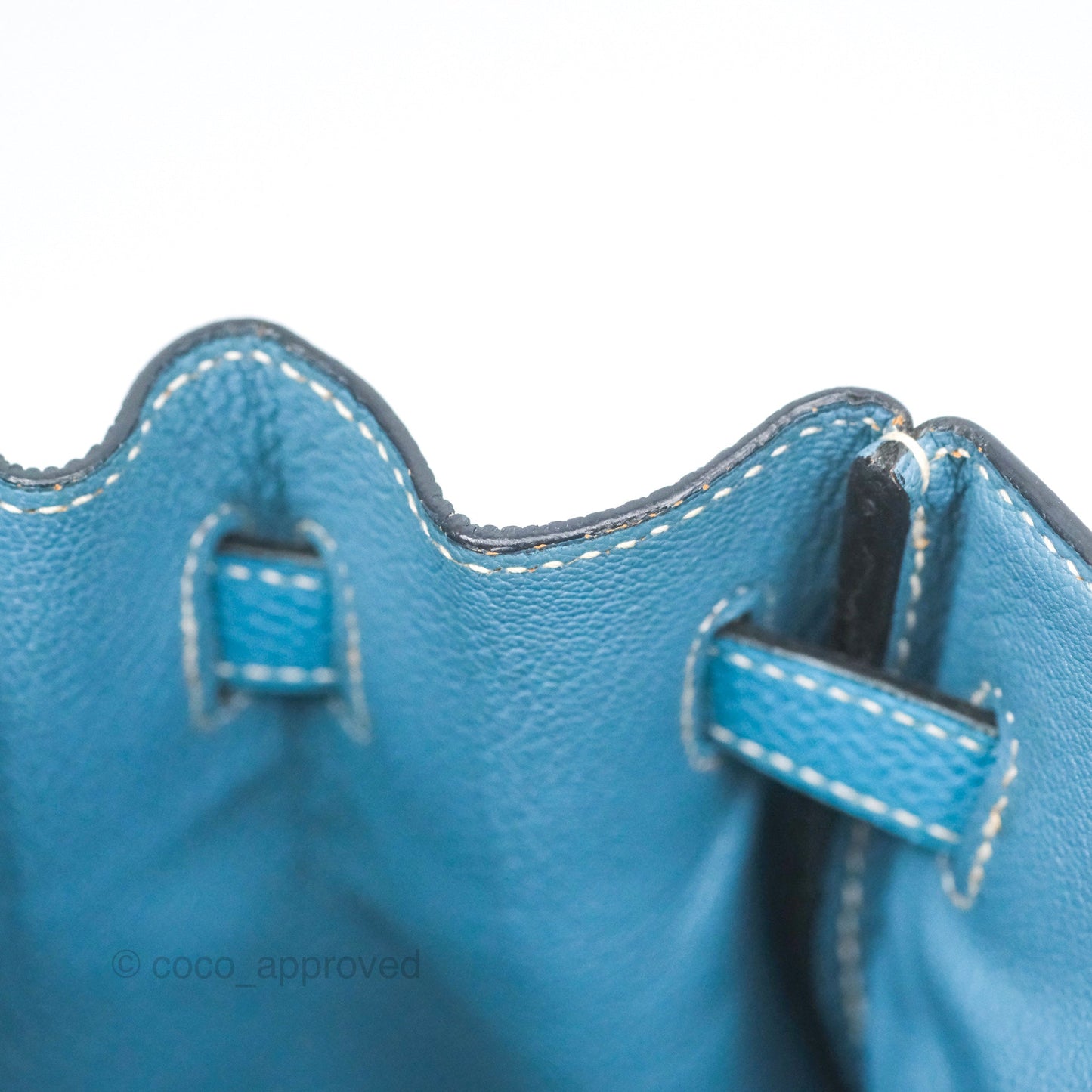 Hermès Birkin 30 Blue Jean Togo Palladium Hardware