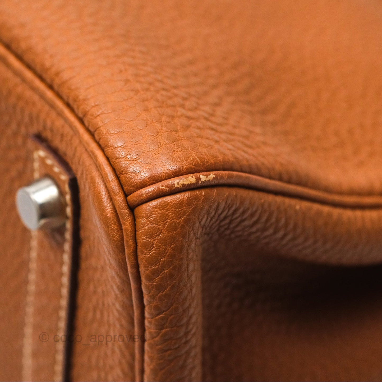 Hermès Birkin 30 Retourne Gold 37 Clemence Palladium Hardware