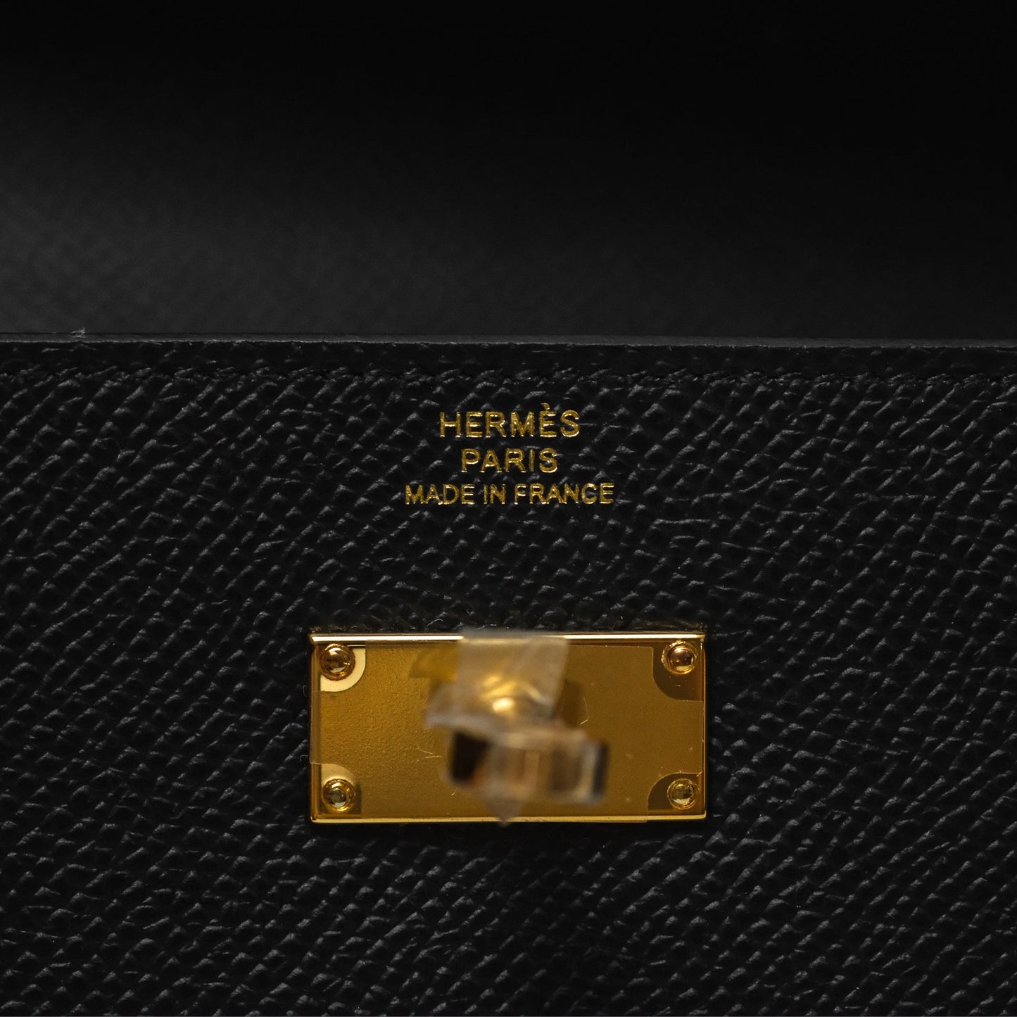 Hermès Kelly To Go Wallet Noir 89 Black Epsom Gold Hardware