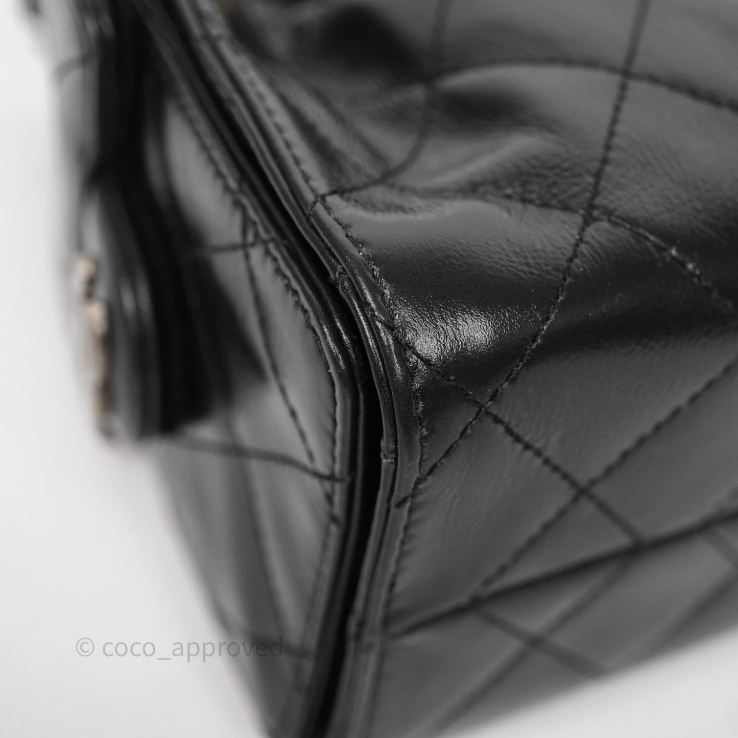 Chanel Mini 25 Black Bag Calfskin Mixed Hardware