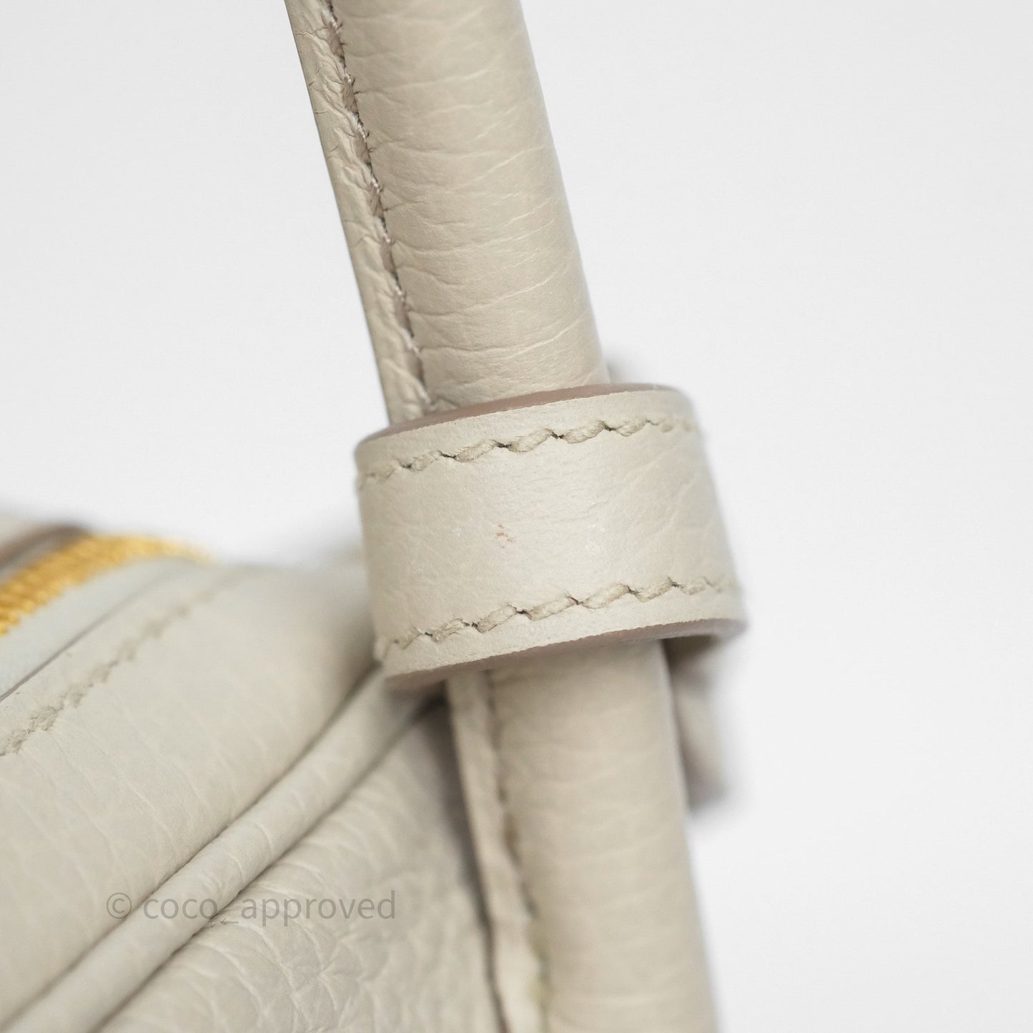 Hermès Lindy 26 Beton 8L Clemence Gold Hardware