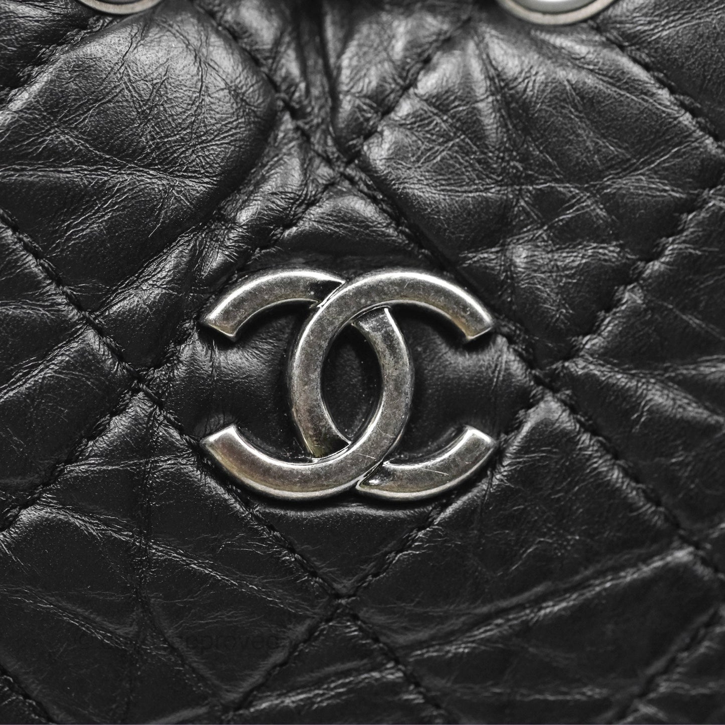 Chanel Small Gabrielle Backpack Black Aged Calfskin