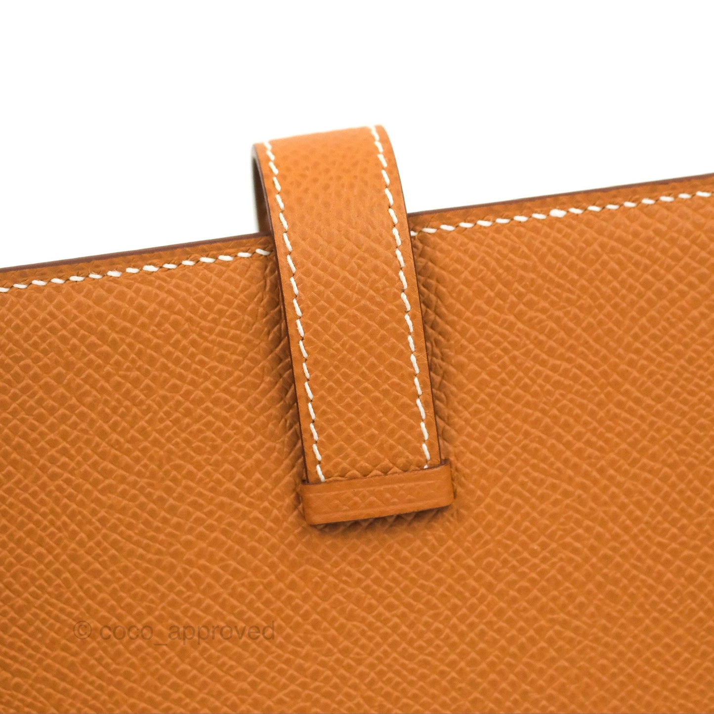 Hermès Bearn Wallet Gold Epsom Gold Hardware