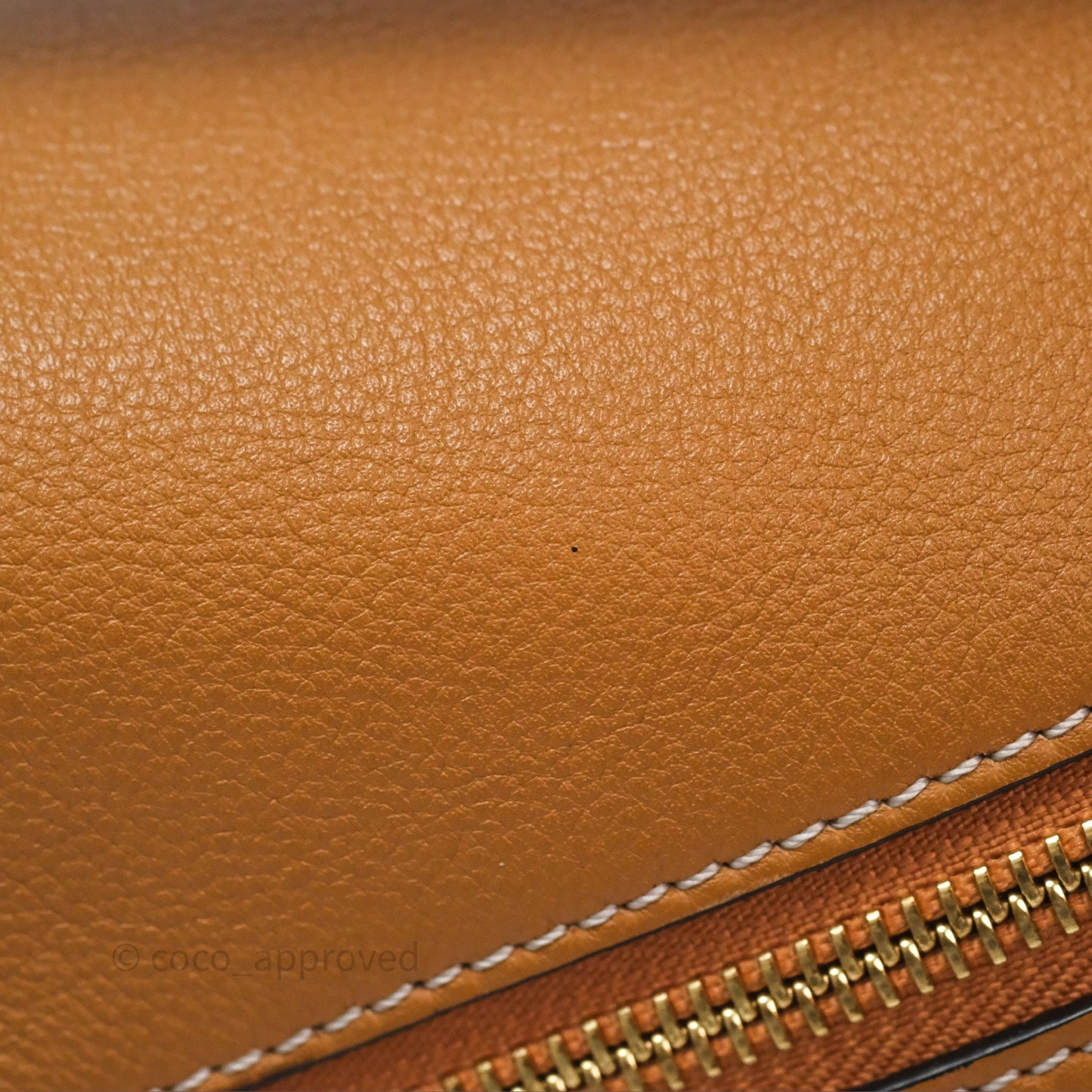 Loewe Small Puzzle Bag Amber/ Light Oat Calfskin Gold Hardware