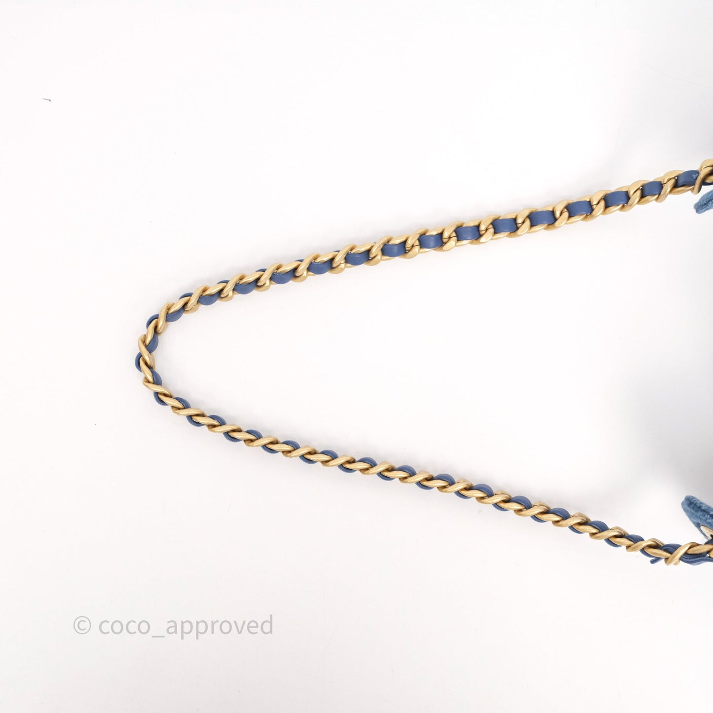 Chanel 25 Mini Washed Denim Aged Gold Hardware
