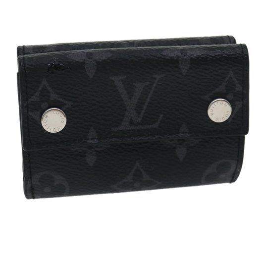 LOUIS VUITTON Monogram Eclipse Discovery compact wallet Wallet M67630 30813